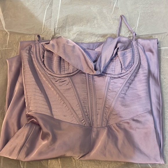 House of CB Charmaine Lavender Maxi Dress - Picture 5 of 9